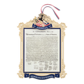 Official Commemorative Ornament of America’s 250th Anniversary 10" Display Wall Hanging
