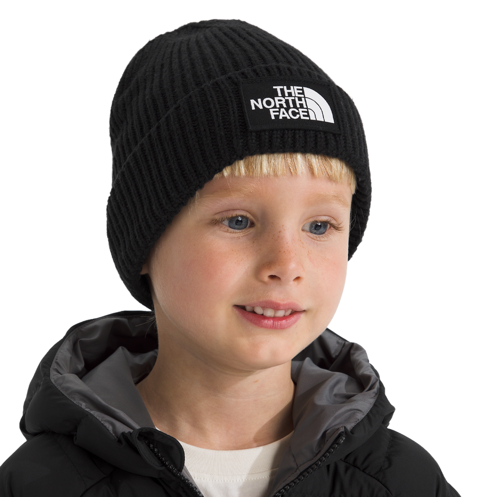 Youth TNF Logo Box Cuffed Beanie