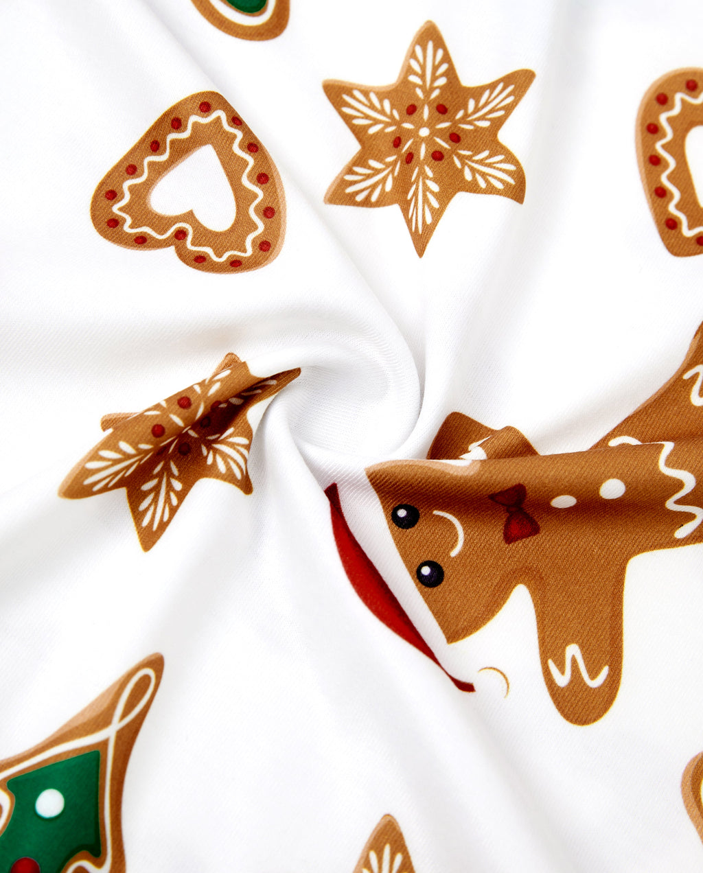 PatPat Family Matching Christmas Pajamas Gingerbread & Christmas Tree Brown