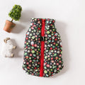 Christmas Star&Santa Printed Dog Jacket Vest