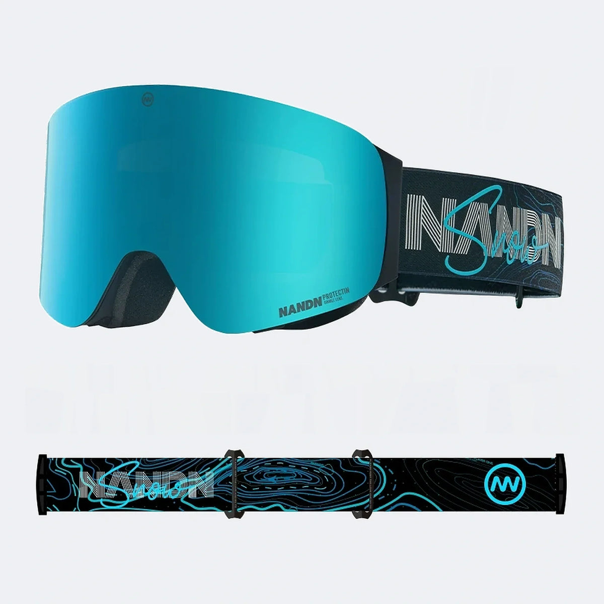 OTG Cylindrical breathable HD anti-fog flip-up ski goggles NG17