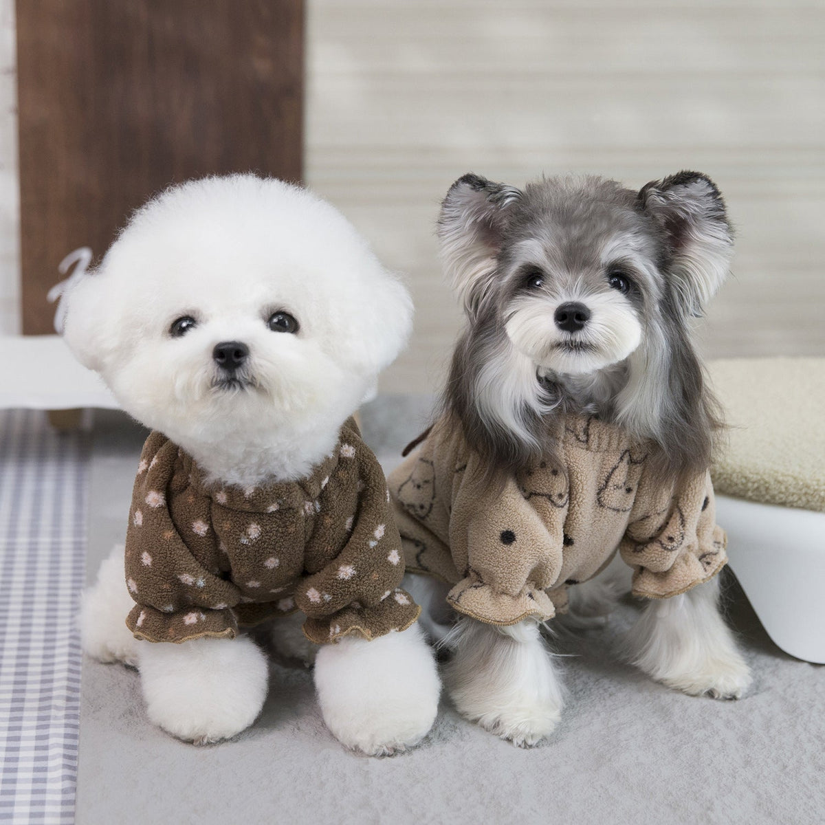 Fleece Soft Bow Two/Four legged Clothes