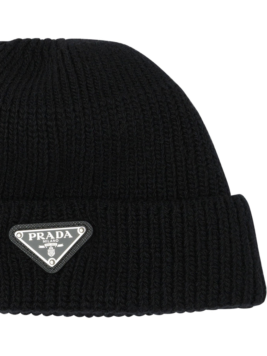 Prada Cashmere Beanie Black Men