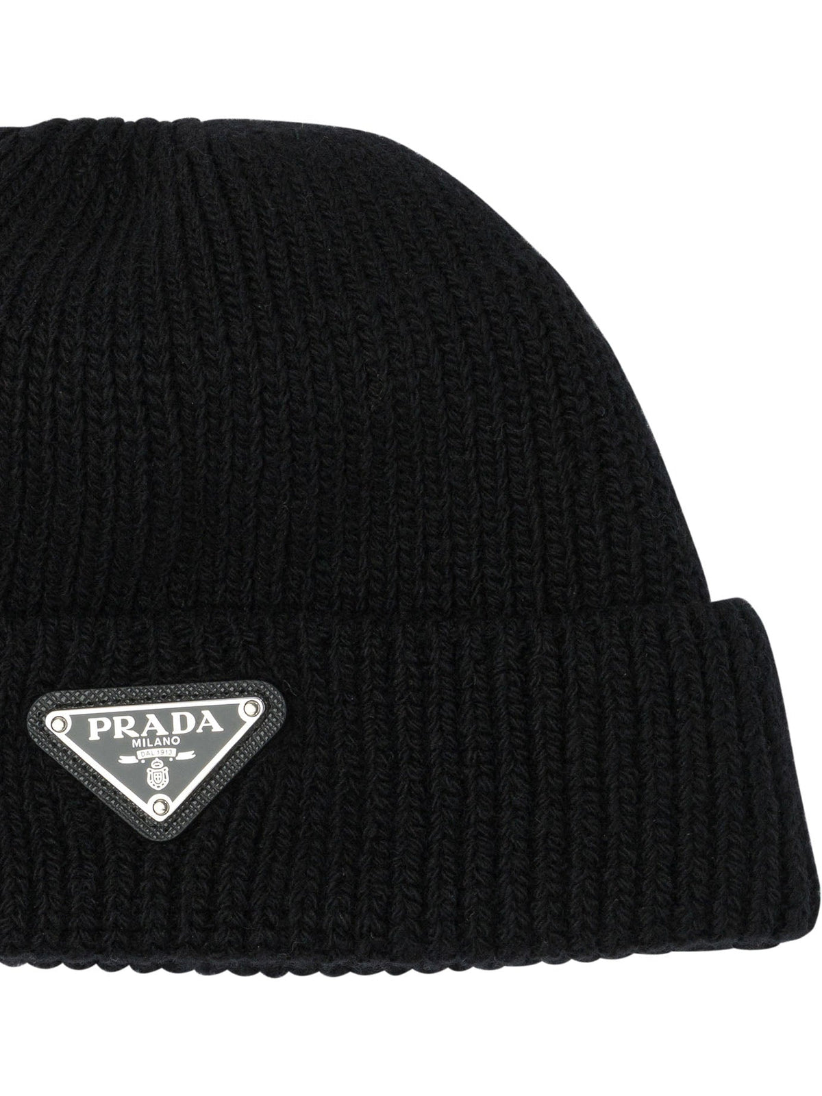 Prada Cashmere Beanie Black Men