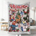 Rudolph the Red Nosed Reindeer Christmas Blanket