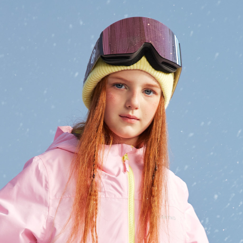 Magnetic Anti-Fog & HD Wide-View Youth Ski Goggles NG14KM